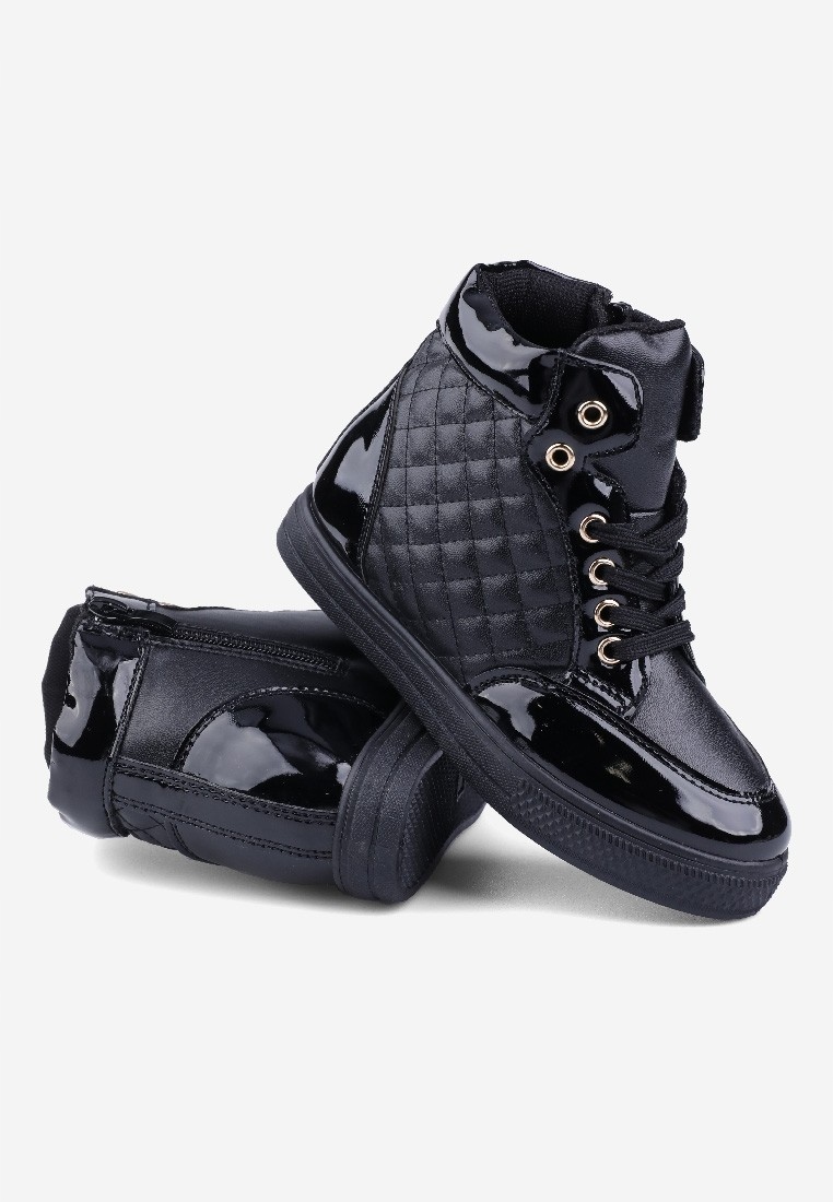 Buty dziecięce botki sneakersy czarne dziewczęce Marka Inna marka