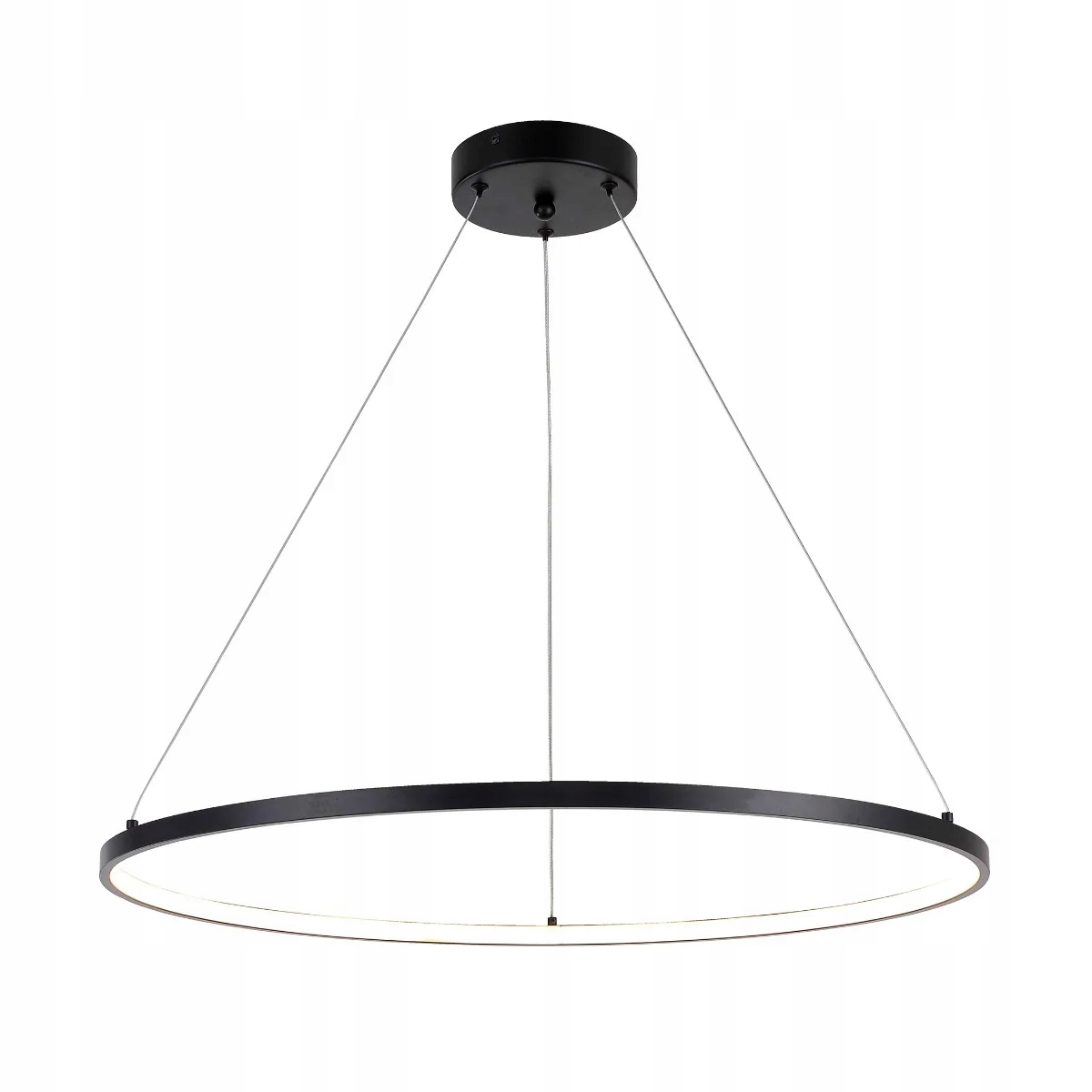 Led závesná lampa 32W čierna prstencová Horik Zuma Line