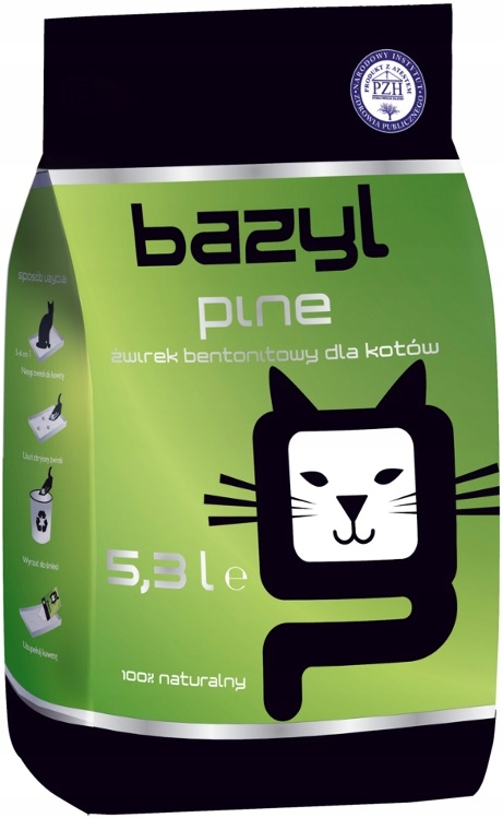 

Bazyl Standard Pine 5,3L Żwirek Dla Kota