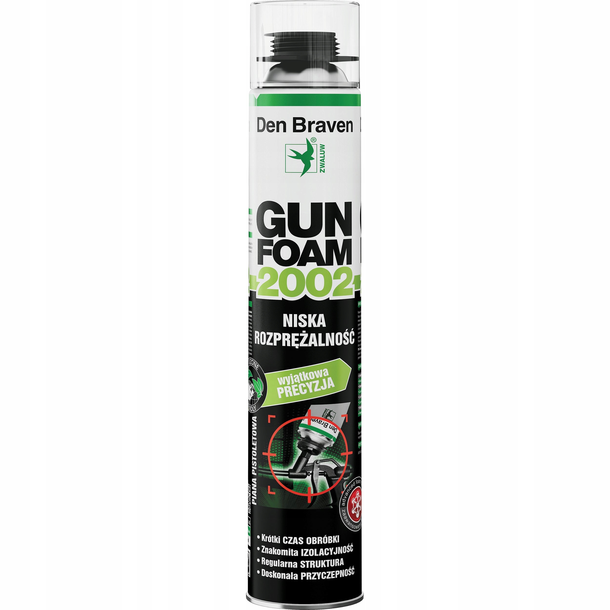 

Den Braven Pianka 2002 Niskoprężna Gun 750ml