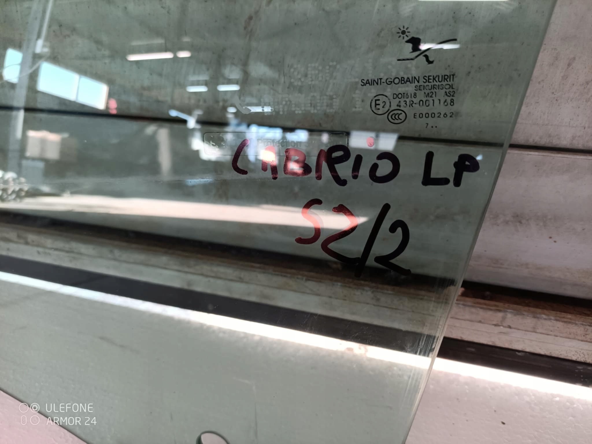 SAAB 93 9-3 II CABRIO window door left front side left front KABRIOLET