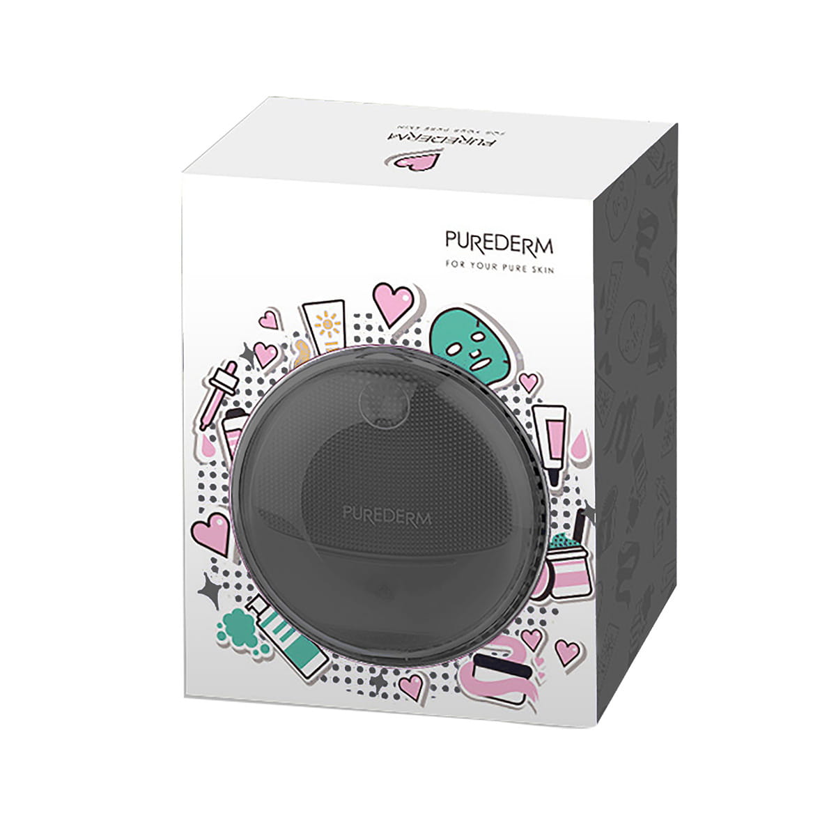 Purederm Sonický Kartáček Černý