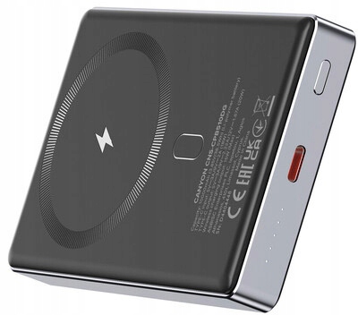 CANYON Powerbank OnPower 510 slim Magsafe 10000 mAh PD20W Beżowy — 9