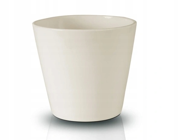

Doniczka Ceramiczna Osłonka Na Kwiaty Kremowa 13CM
