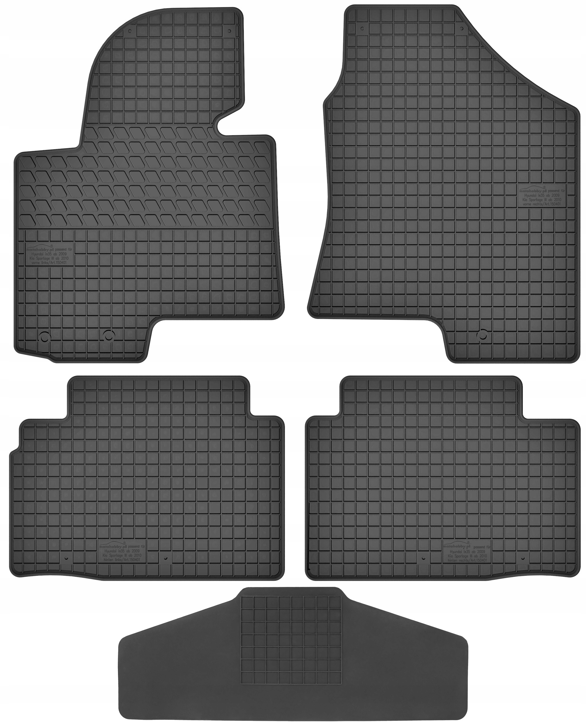 

Kia Sportage III 2010-2015 Dywaniki z tunelem