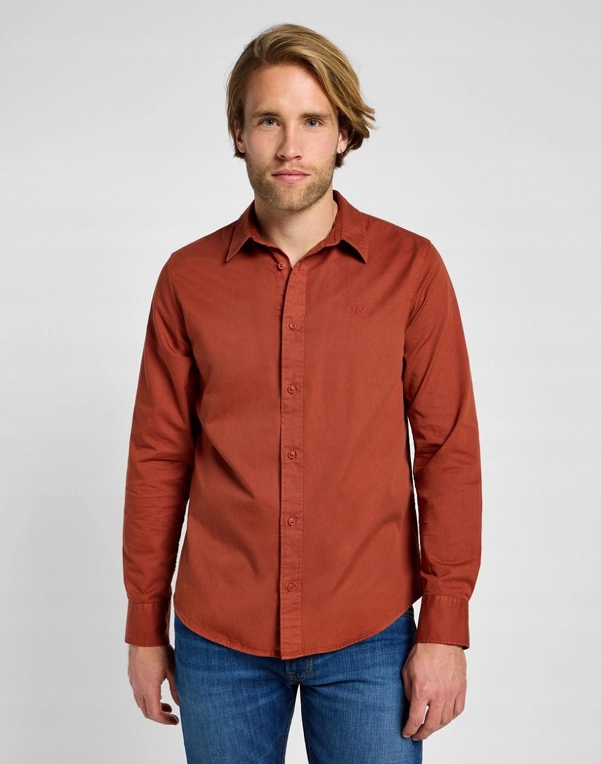 Pánská košile Lee Patch Shirt Sweet Maple 112355741 S