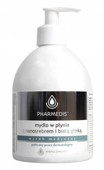 

Pharmedis mydło z nanosrebrem i białą glinką 500ml
