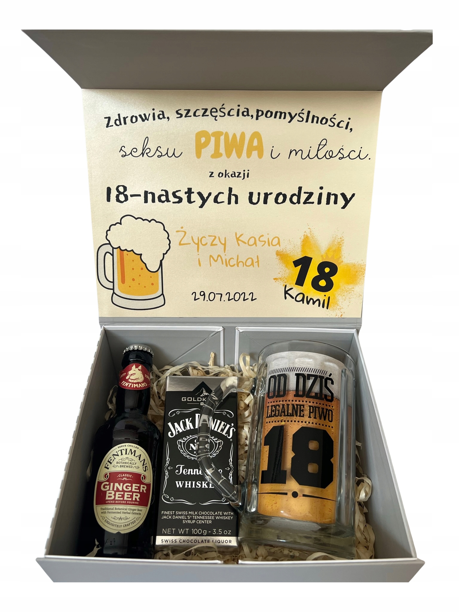 Krabička Box dárek 18. narozeniny pro kluka