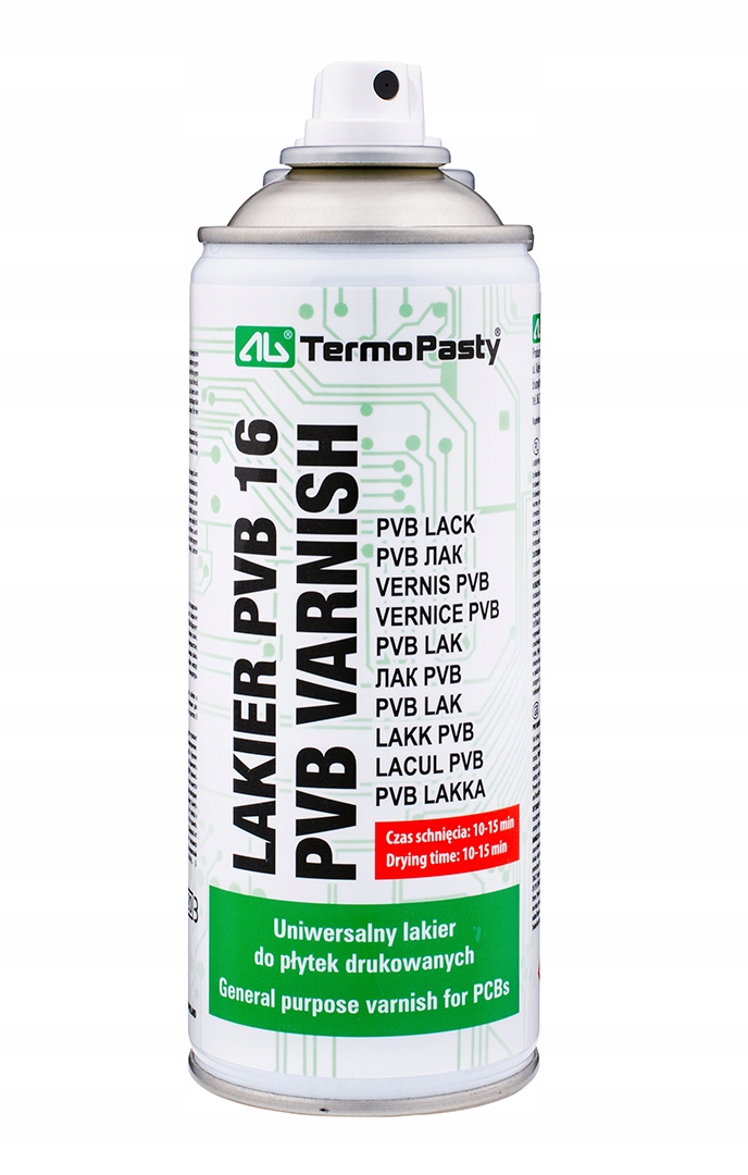 

Lakier Izolacyjny Ag Pvb 16 Do Płytek Pcb 400ml