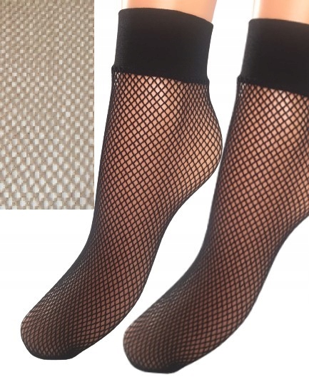 

Skarpetki damskie kabaretki włoskie opalone