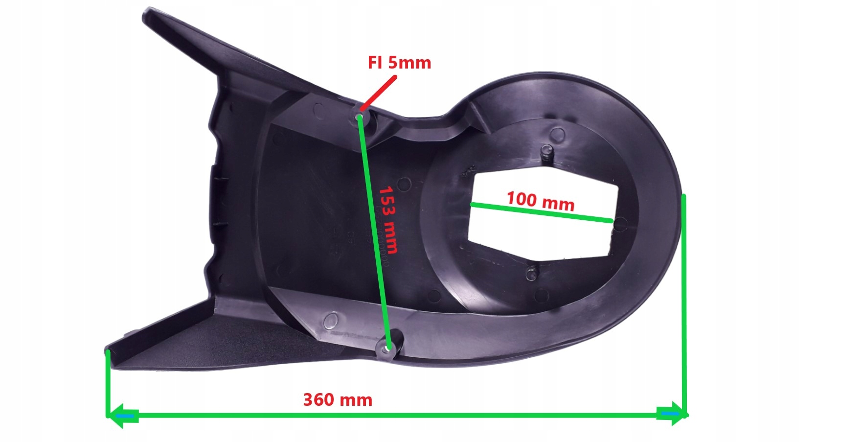 Osłona paska napędu kosiarki GTL51, GYK51, SH51 Typ osłona