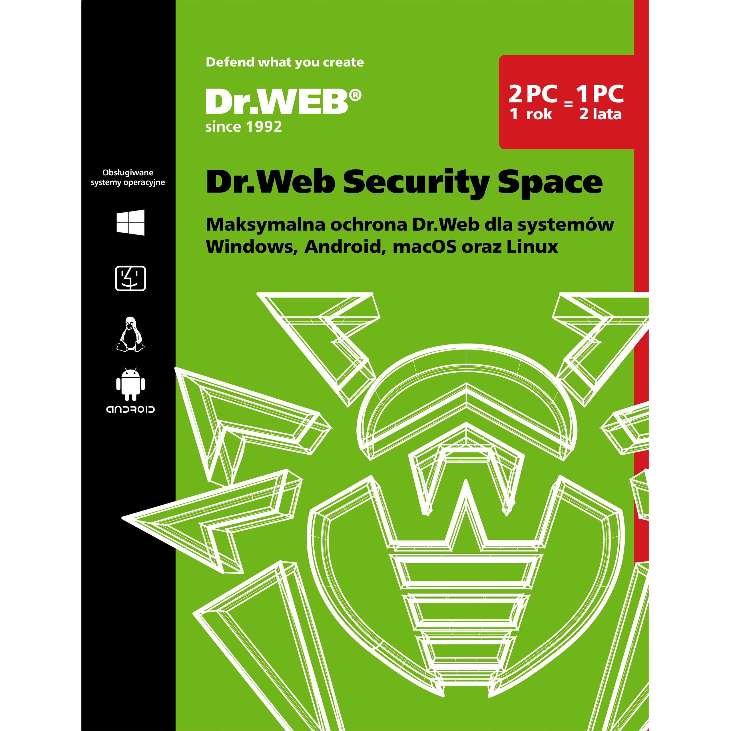

Dr.Web Internet Security Space 2PC 1rok Esd