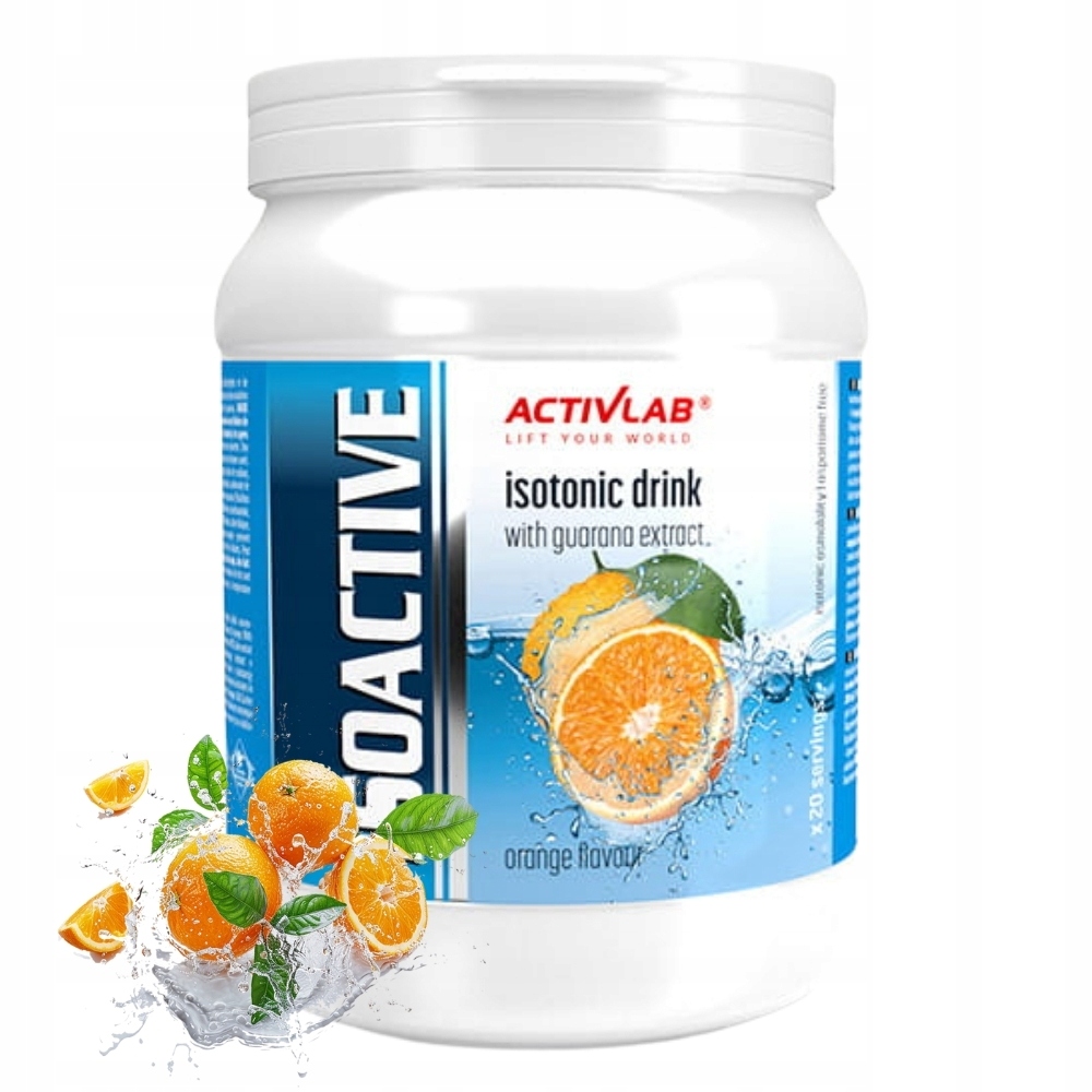 ACTIVLAB ISO ACTIVE 630g NAPÓJ IZOTONICZNY TRENING ENERGIA POBUDZENIE SIŁA
