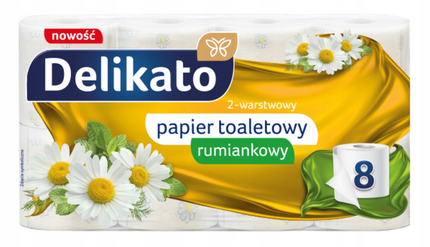 

Delikato Papier Toaletowy Rumiankowy 8 Rolek