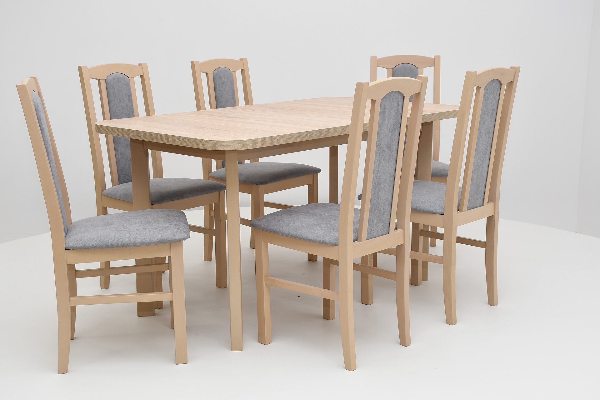 stół + 8 krzeseł, bukowe krzesła, stoły do aneksu Marka inna