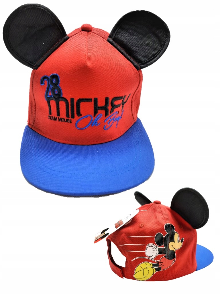 

Czapka z daszkiem z uszami Myszka Mickey 54