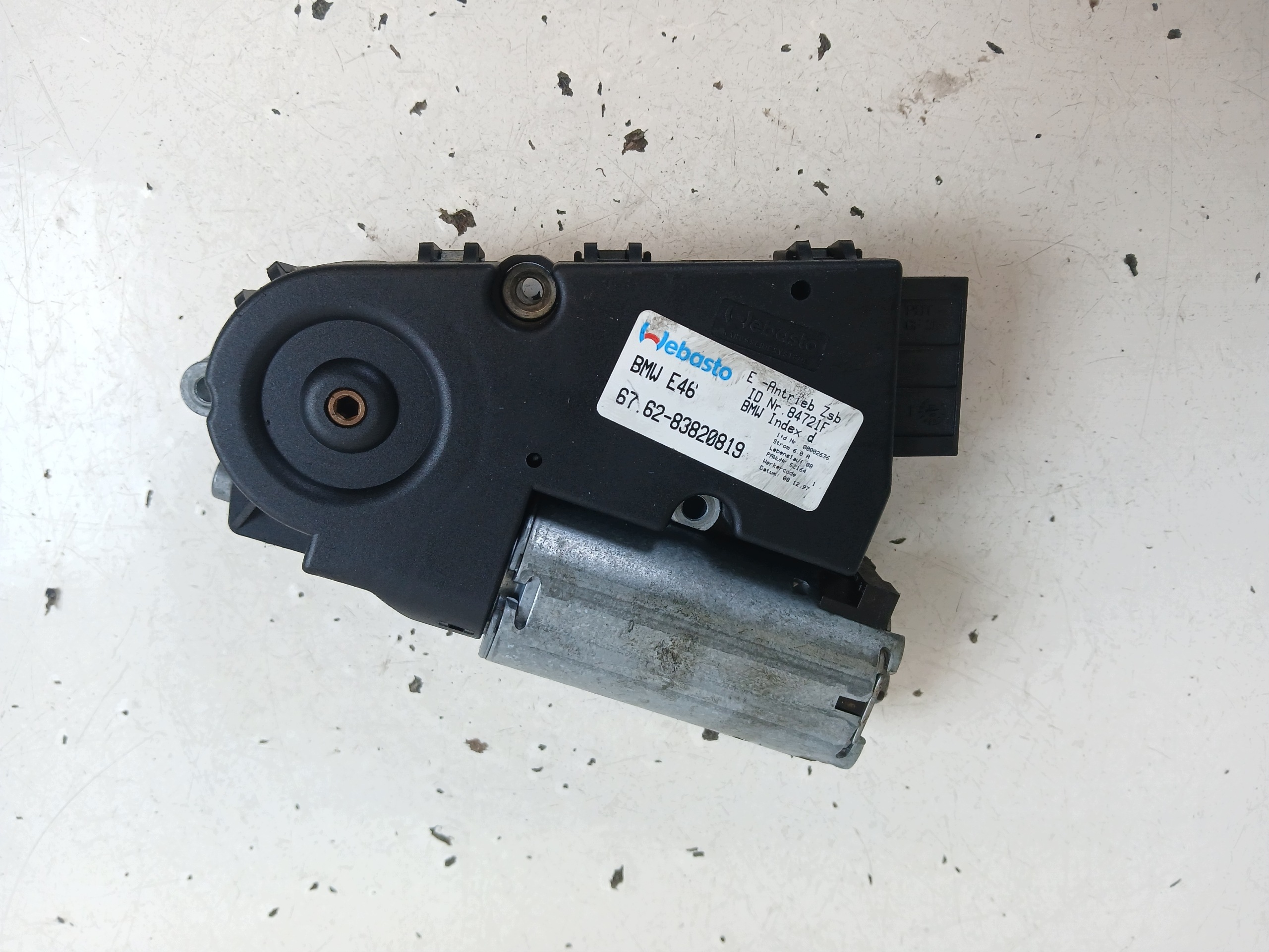 BMW E46 motor schiebedach 83820819