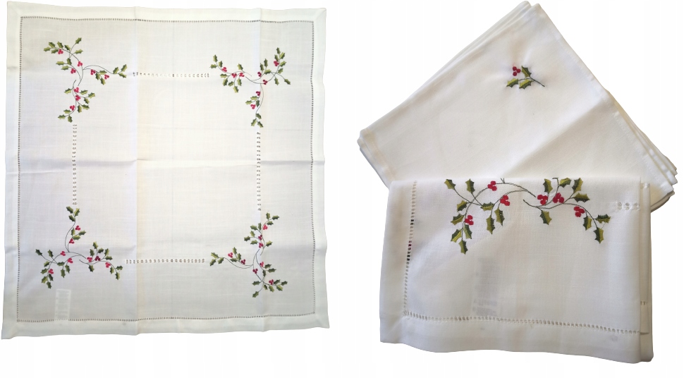 

Serweta Świąteczna Obrus+ 6SZT Serwetek Bieżnik