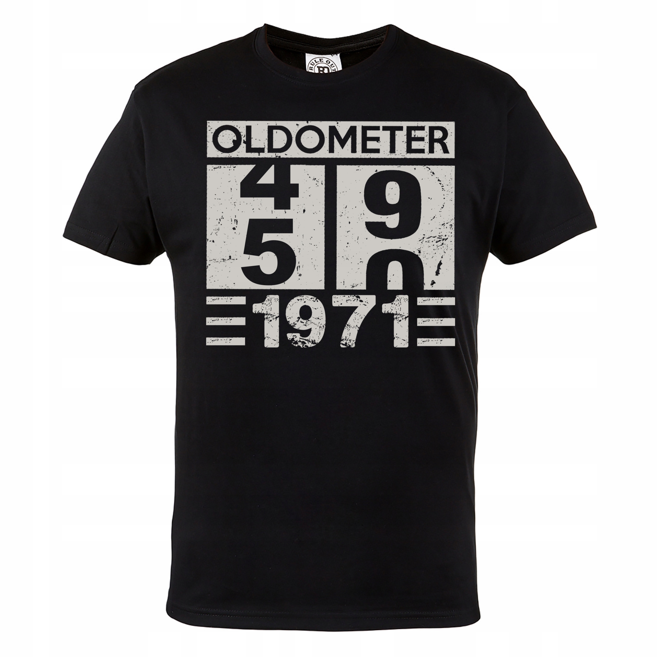 

Męska Koszulka Na 50 Urodziny Retro Oldometer 1971