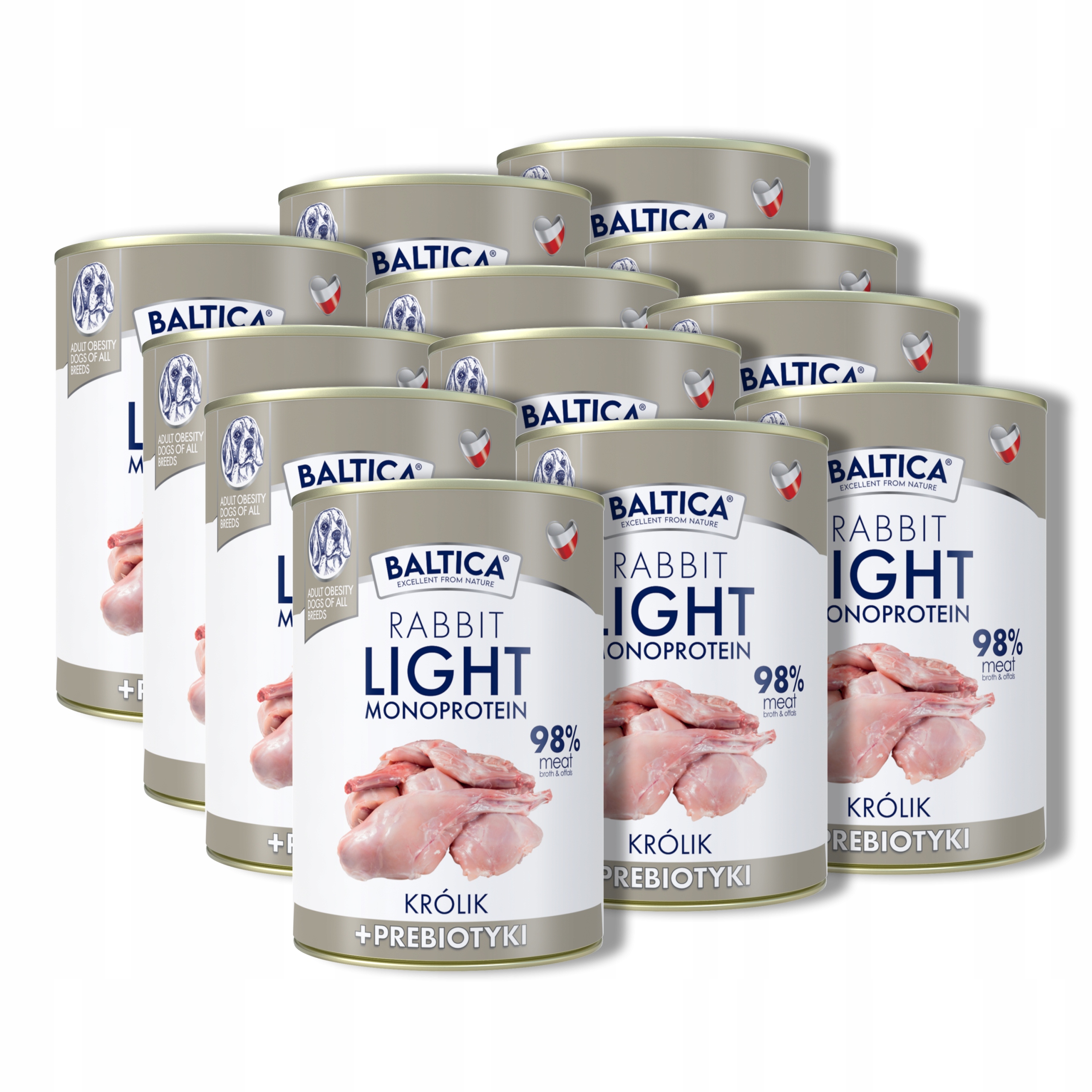 Levně Baltica Nutraceutic Rabbit Light 12x400 g pro kočky