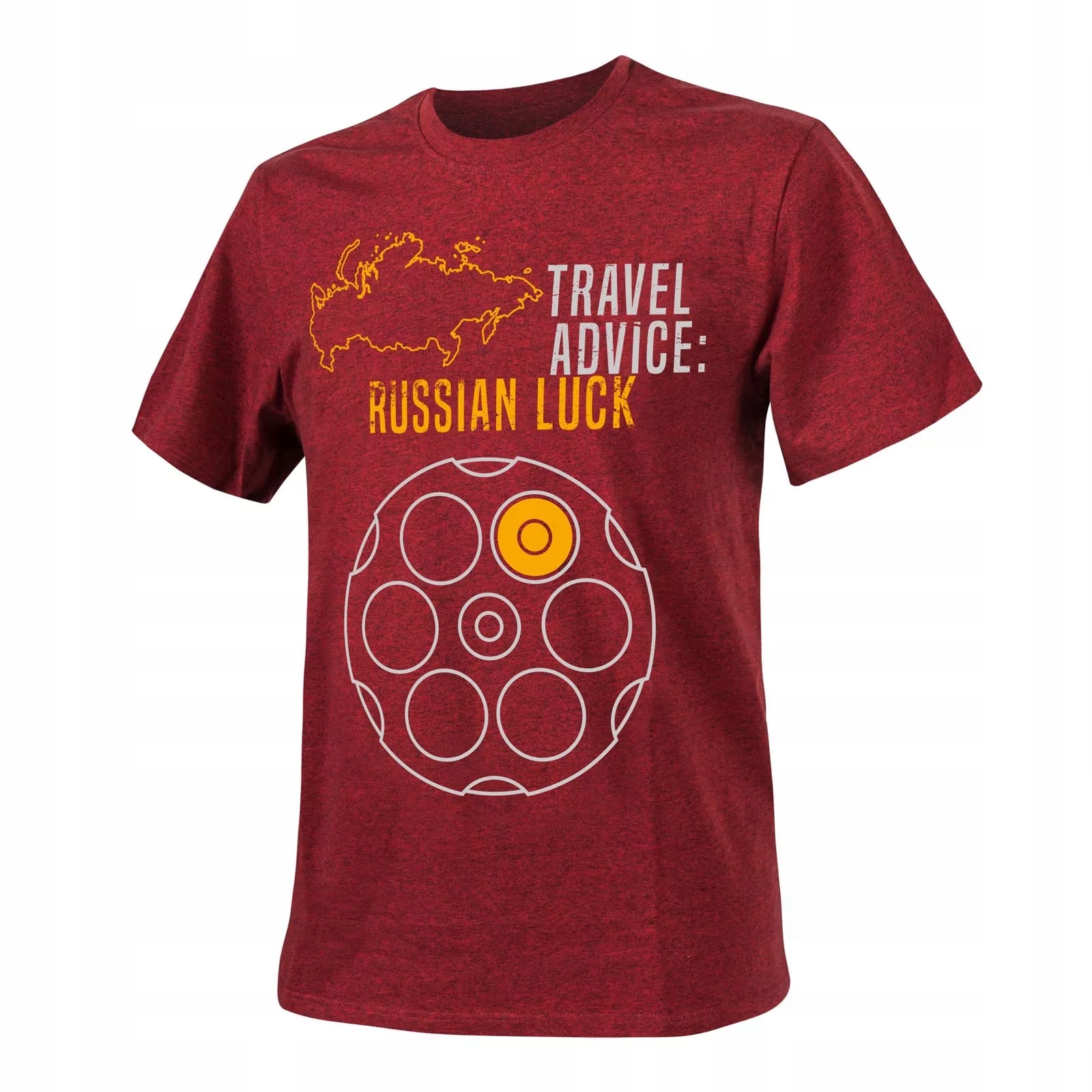 T-Shirt Helikon Travel Advice Rl Melange Red 3XL