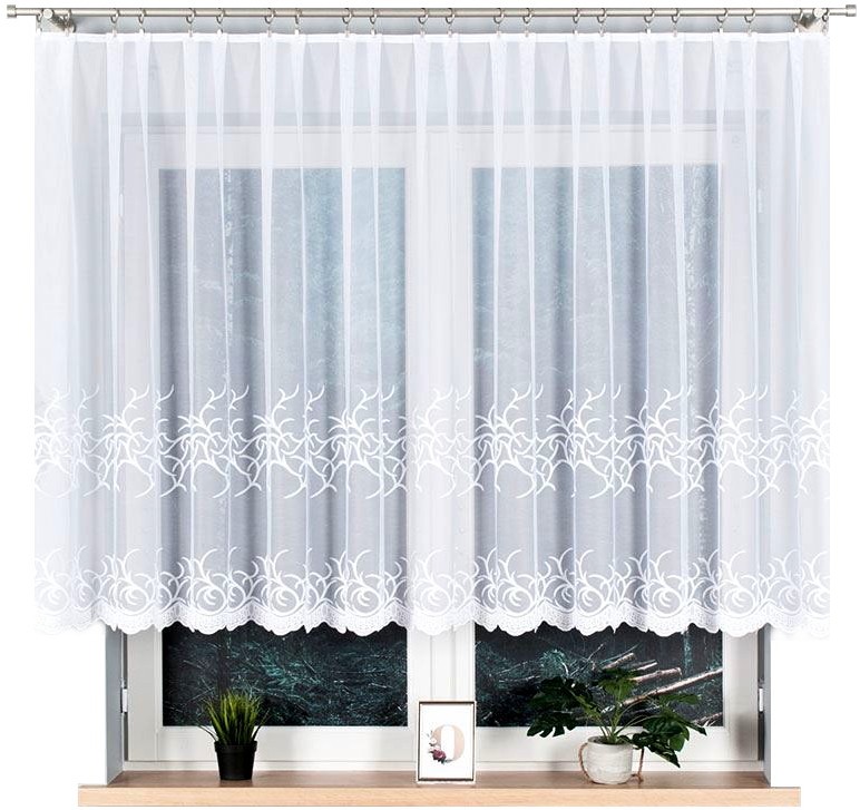 Bakaro 500x130 cm Záclona rovná (hotová) s lemováním