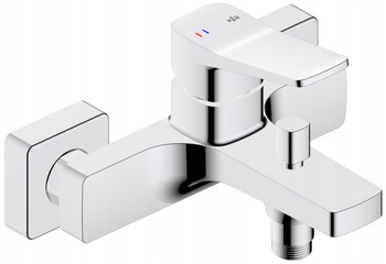 Kfa Nástenná Vaňová Batéria Malaga, Chróm