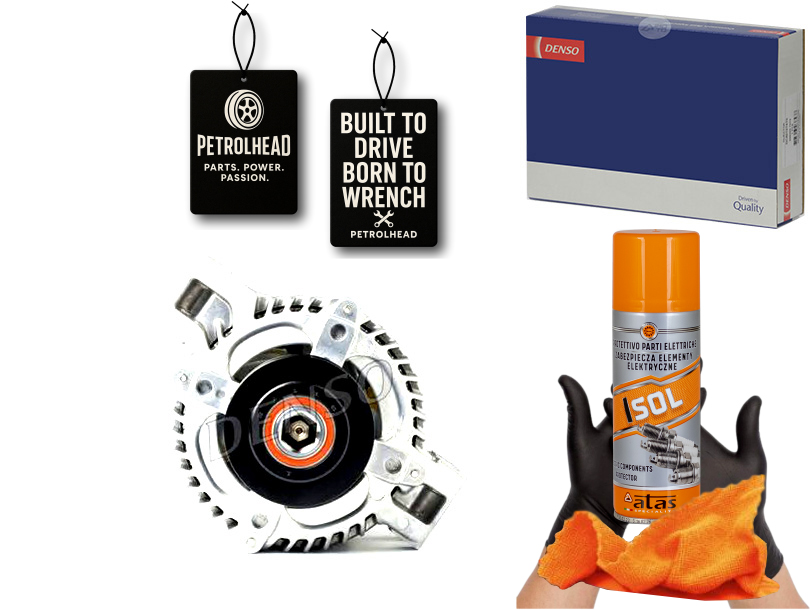 Alternátor (14V 105A) Honda Accord VII CIVIC VIII #Petrolhead Pro+ Kit4