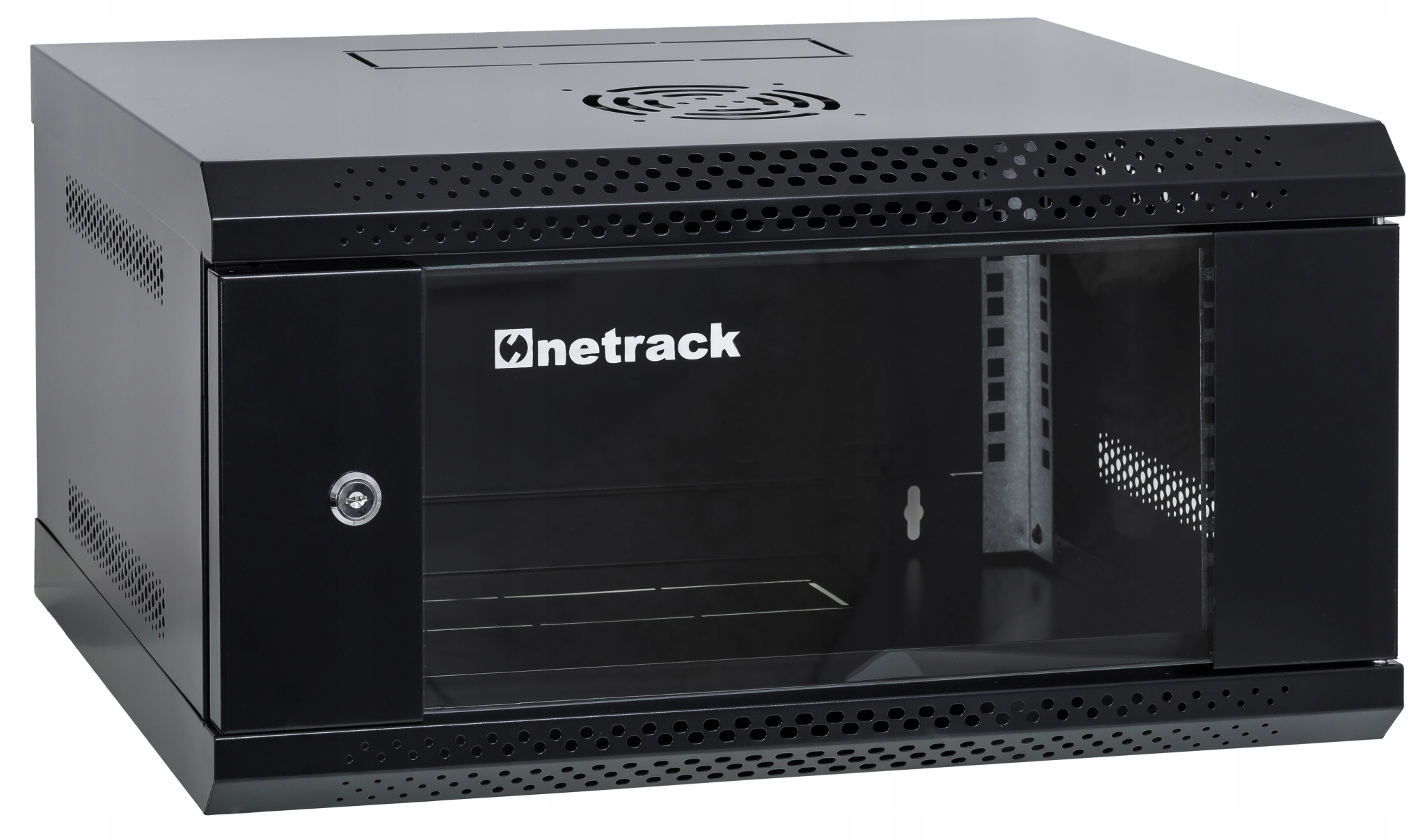 Szafa serwerowa wisząca RACK 19" 4U 400mm Netrack ECO-Line czarna