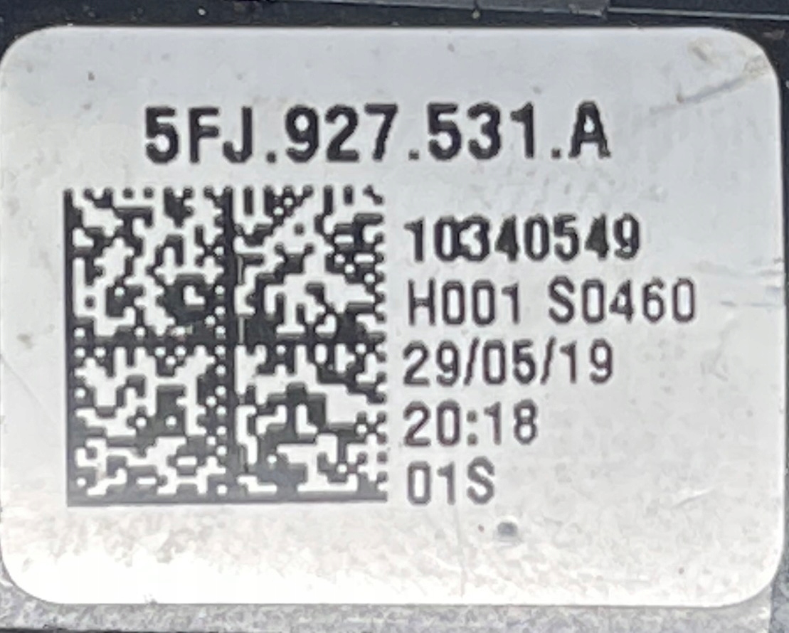SEAT TARRACO PANEL switch NAPEDOW 5FJ927531A