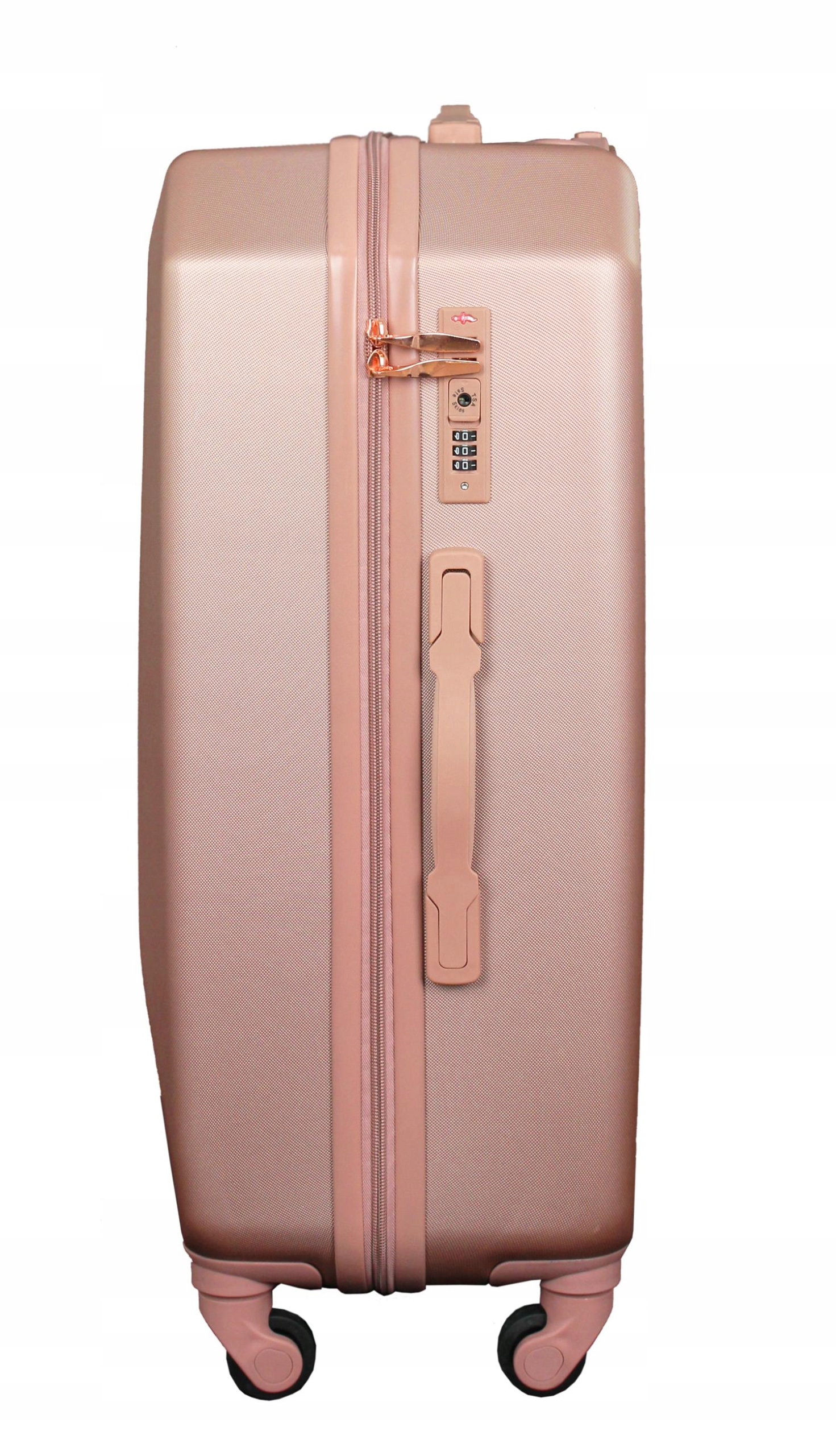 WALIZKA PODRÓŻNA ELEGANCKA MOCNA ABS 4 KÓŁKA XL Zestaw tak