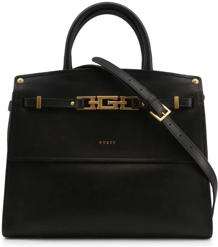 GUESS SHOPPER BAG - TOREBKA CZARNA DAMSKA