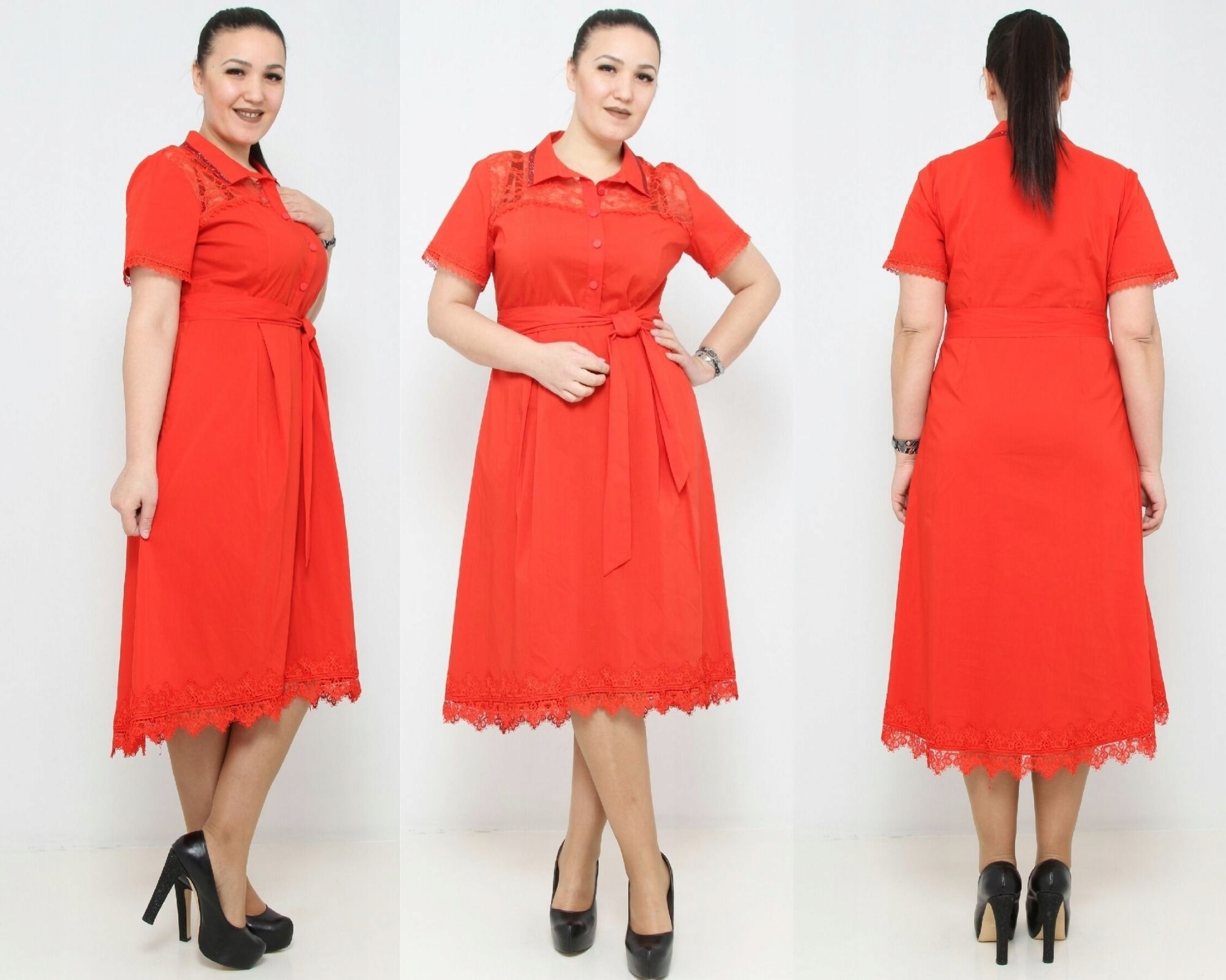 Stella Premium Červená Šaty Cudo 48