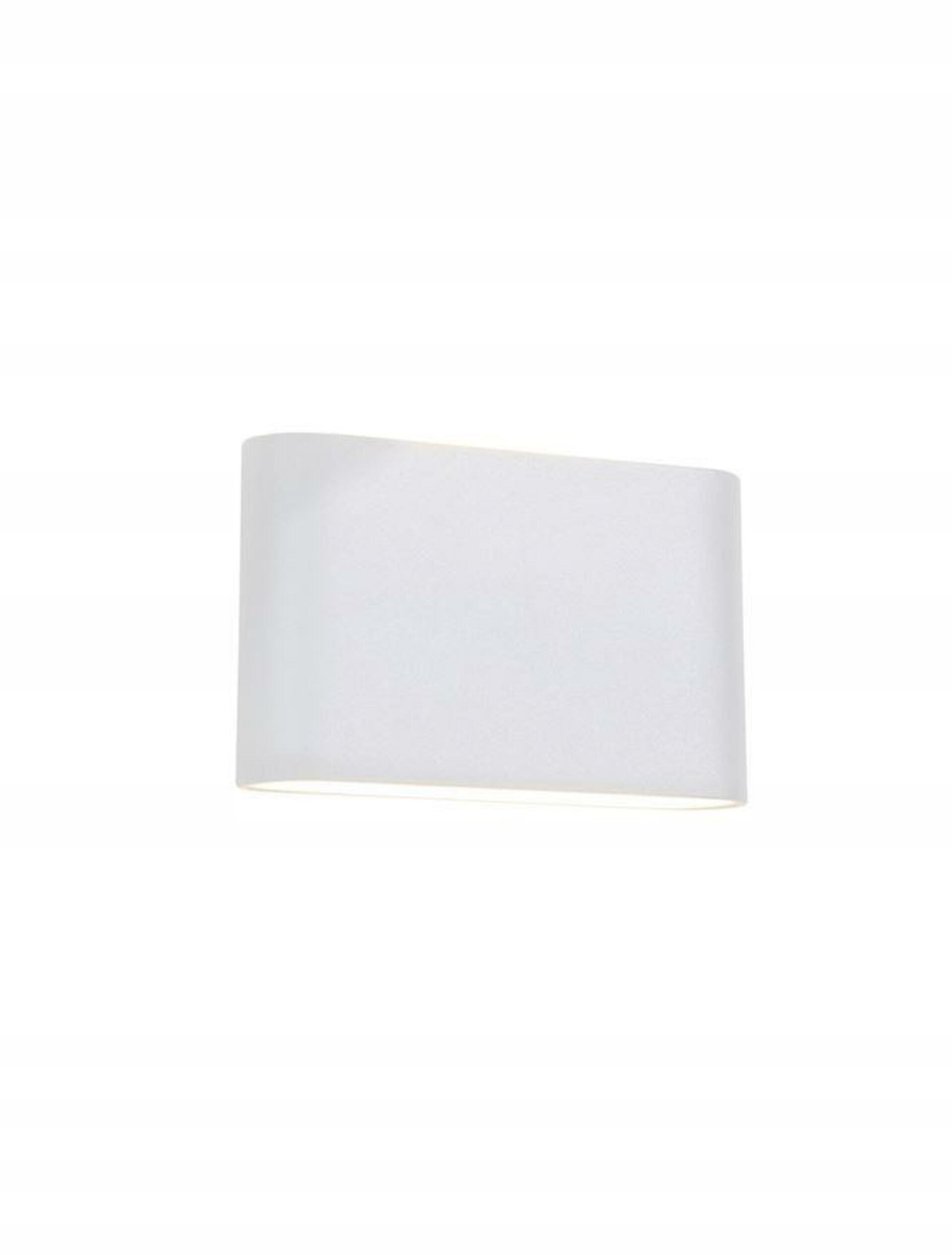 Nova Luce vonkajšie nástenné svietidlo Soho biely hliník sklenený difúzor Led