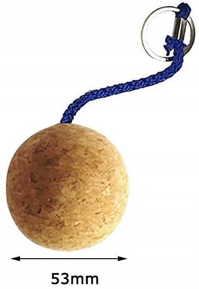 BRELOK KORKOWY PŁYWAJĄCY DO KLUCZY NIEZATAPIALNY Marka Marinetech