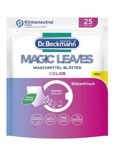 Levně 3X Dr. Beckmann, Magic Leavers, Listy na praní, 25 kusů
