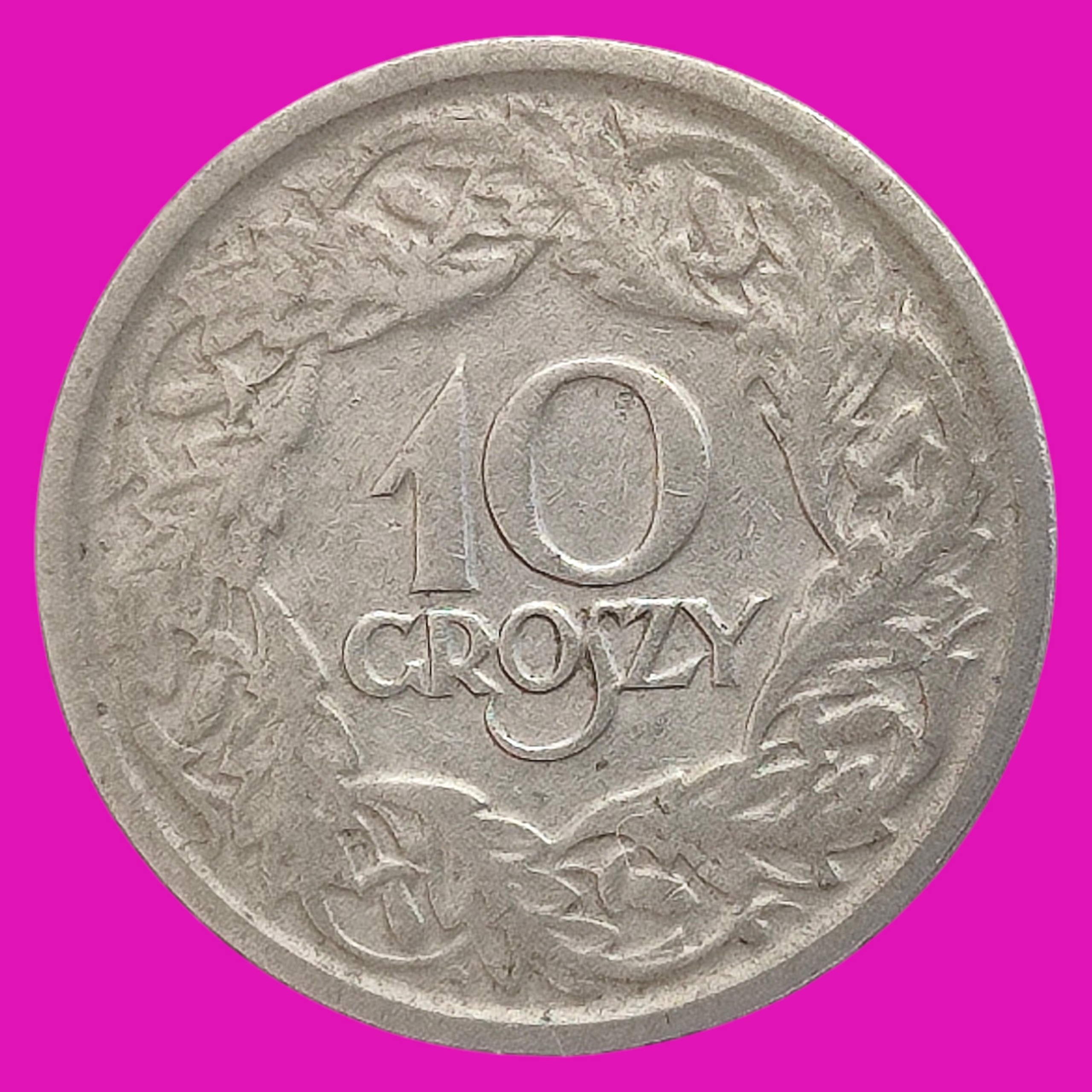 10 GROSZY 1923 POLSKA II RP ORZEŁ HISTORYCZNY RZADKA MONETA HISTORYCZNA 521