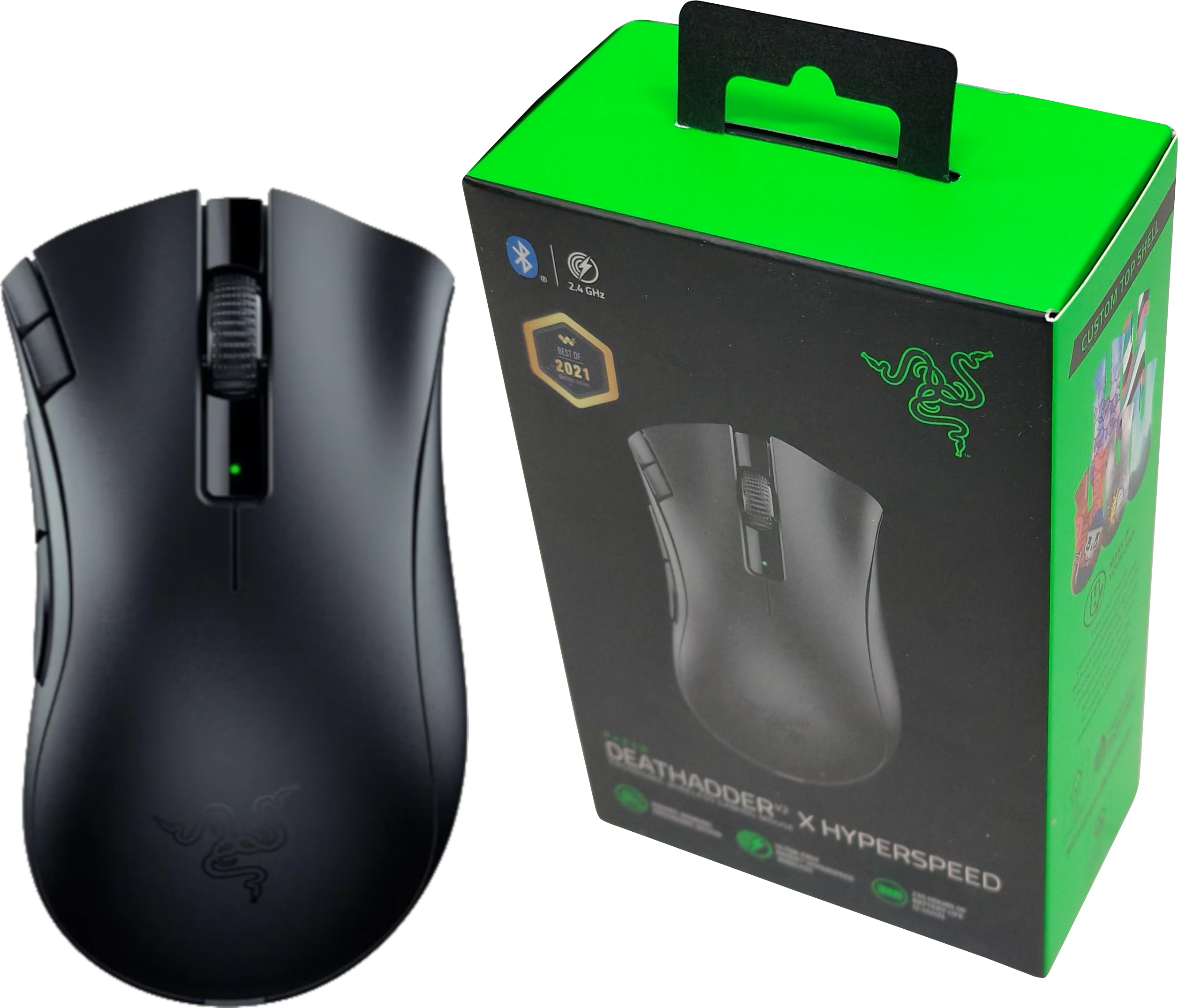 Mysz Bezprzewodowa Razer Deathadder V2 X Hyperspeed 14000dpi Black Czarna
