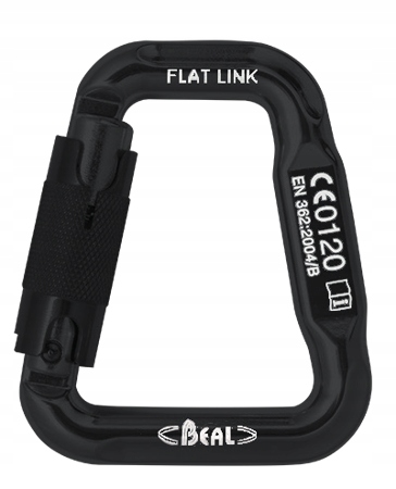 Karabinek Beal Flat link czarny