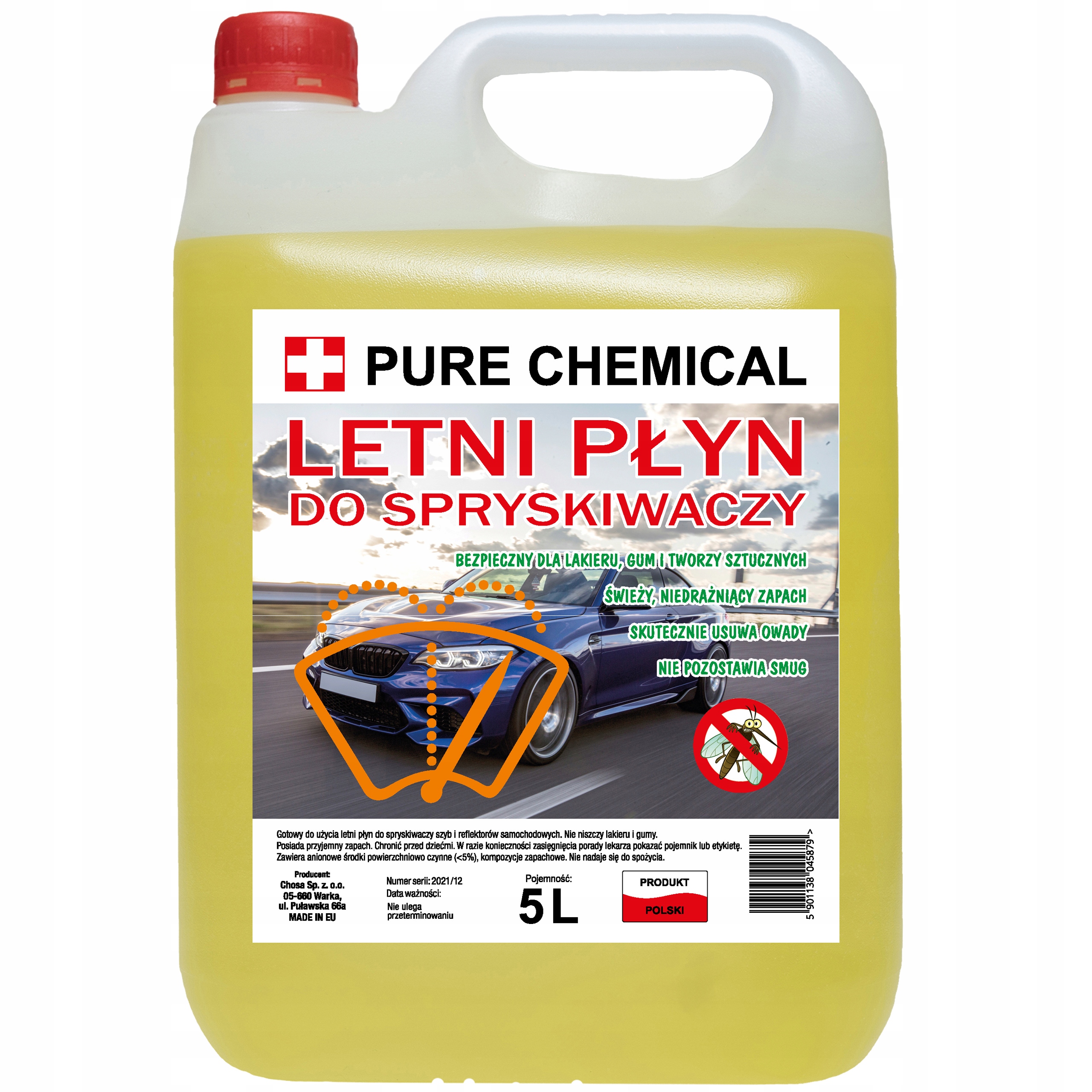 

Letni Płyn Do Spryskiwaczy 5L zapach cytrynowy