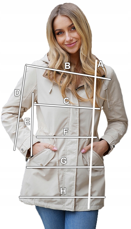 DWUSTRONNA od S do 7XL WIOSENNA Kurtka PARKA 3 KOLORY Przejściowa 3XL Rękaw długi rękaw