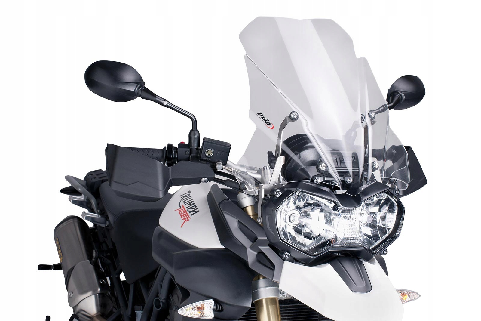 Turistické sklo Puig pre Triumph Tiger 800 XC 11-17 Priehľadné (w)