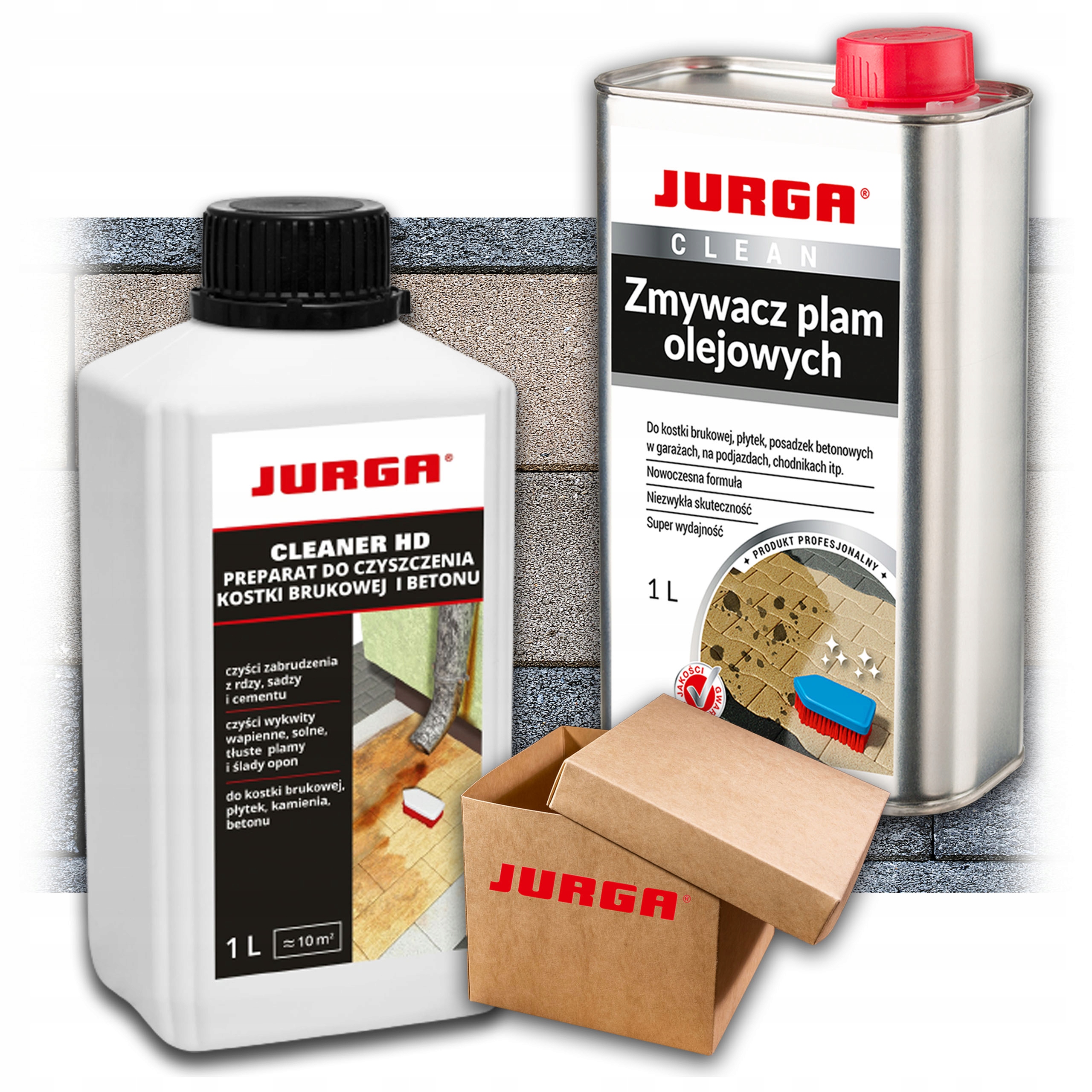 Płyn do Mycia Kostki Brukowej Zmywacz Plam Olejowych 1L Do Myjek Ciśnien