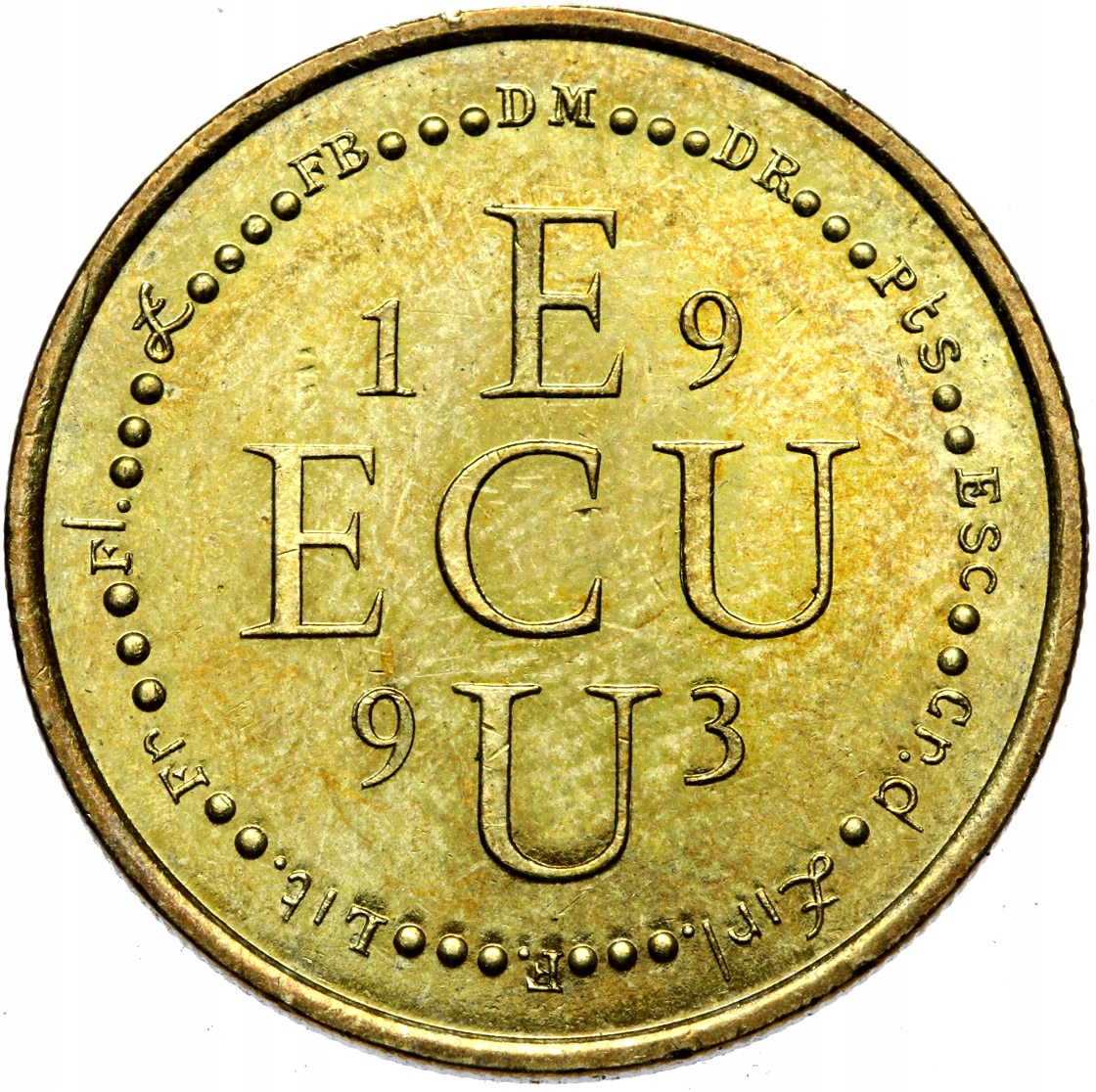 + Franciaország - EURÓPA - érme - 1 Ecu 1993 - ÁLLAPOT ! Év 1993