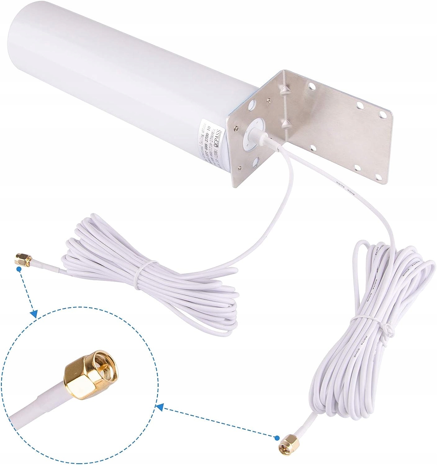 ANTENA ZEWNĘTRZNA LTE DO ROUTERA MODEMU 3G 4G 10-12dBi Producent Bedee