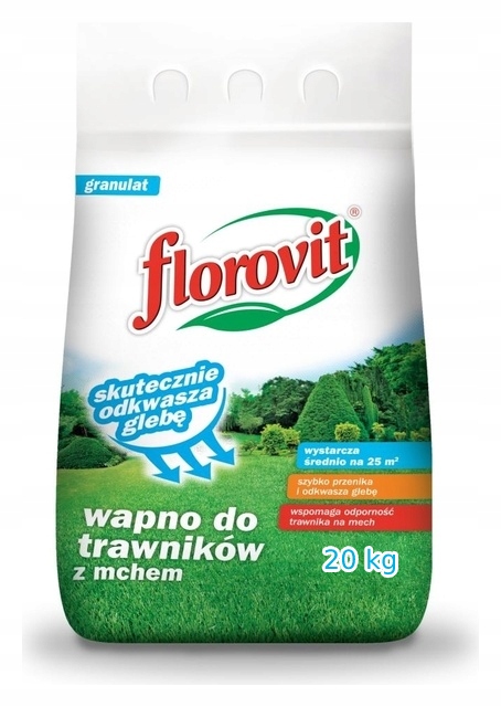 

Wapno Do Trawników Z Mchem Inco Florovit 20KG
