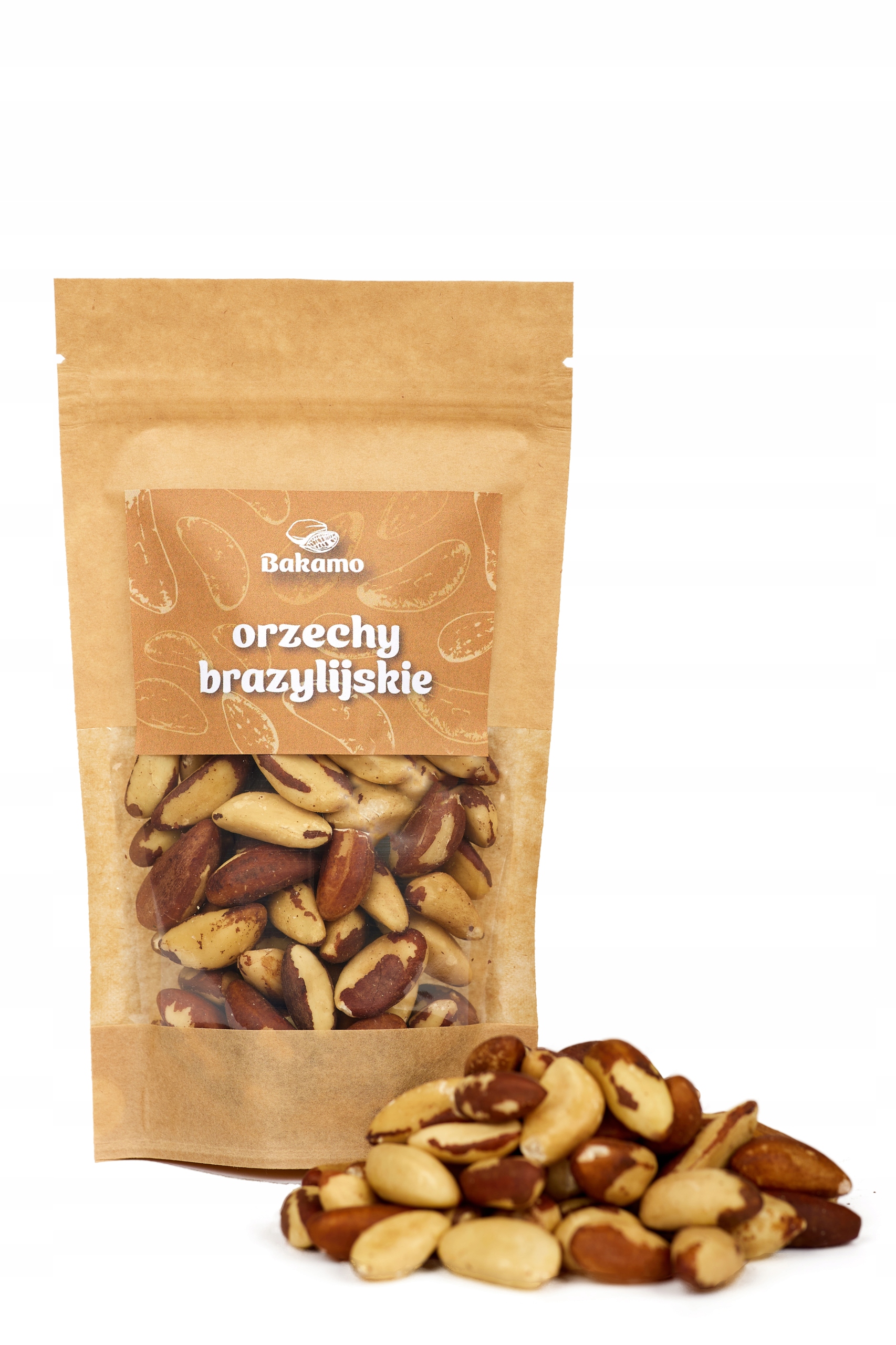 Brazilské Ořechy Celé Velké Chutné 1kg čerstvé přírodní 1000g Bakamo