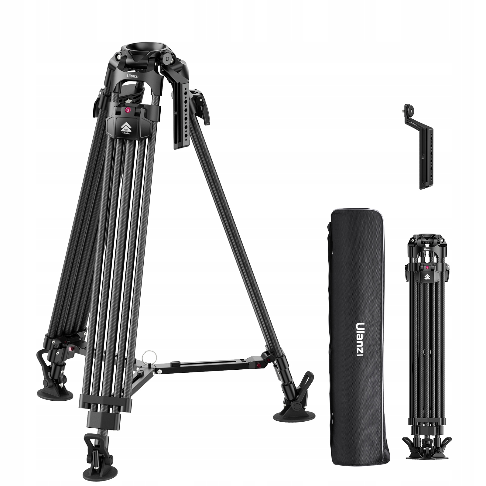 Profesionální Stativ pro natáčení videa 25 kg 149.5 cm Bowl 75 mm Ulanzi T047