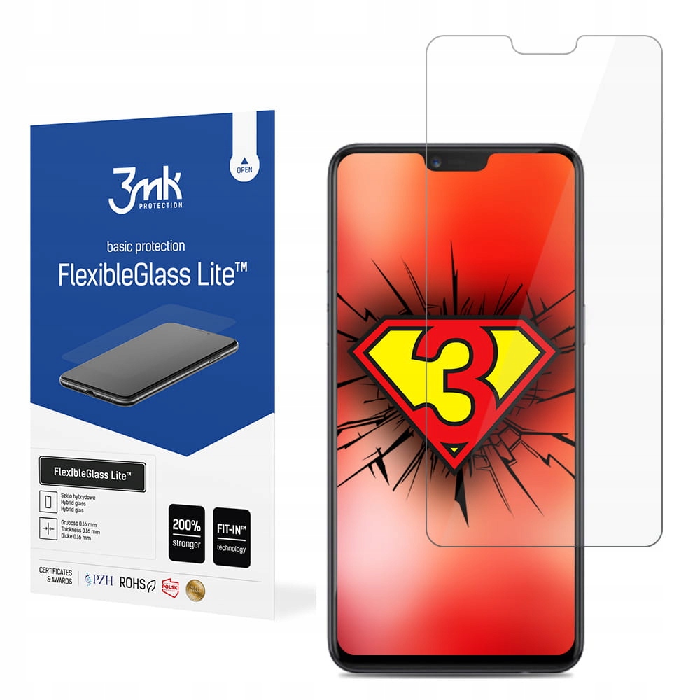 

Niepękające szkło do Oppo A3 3mk FlexibleGlas Lite