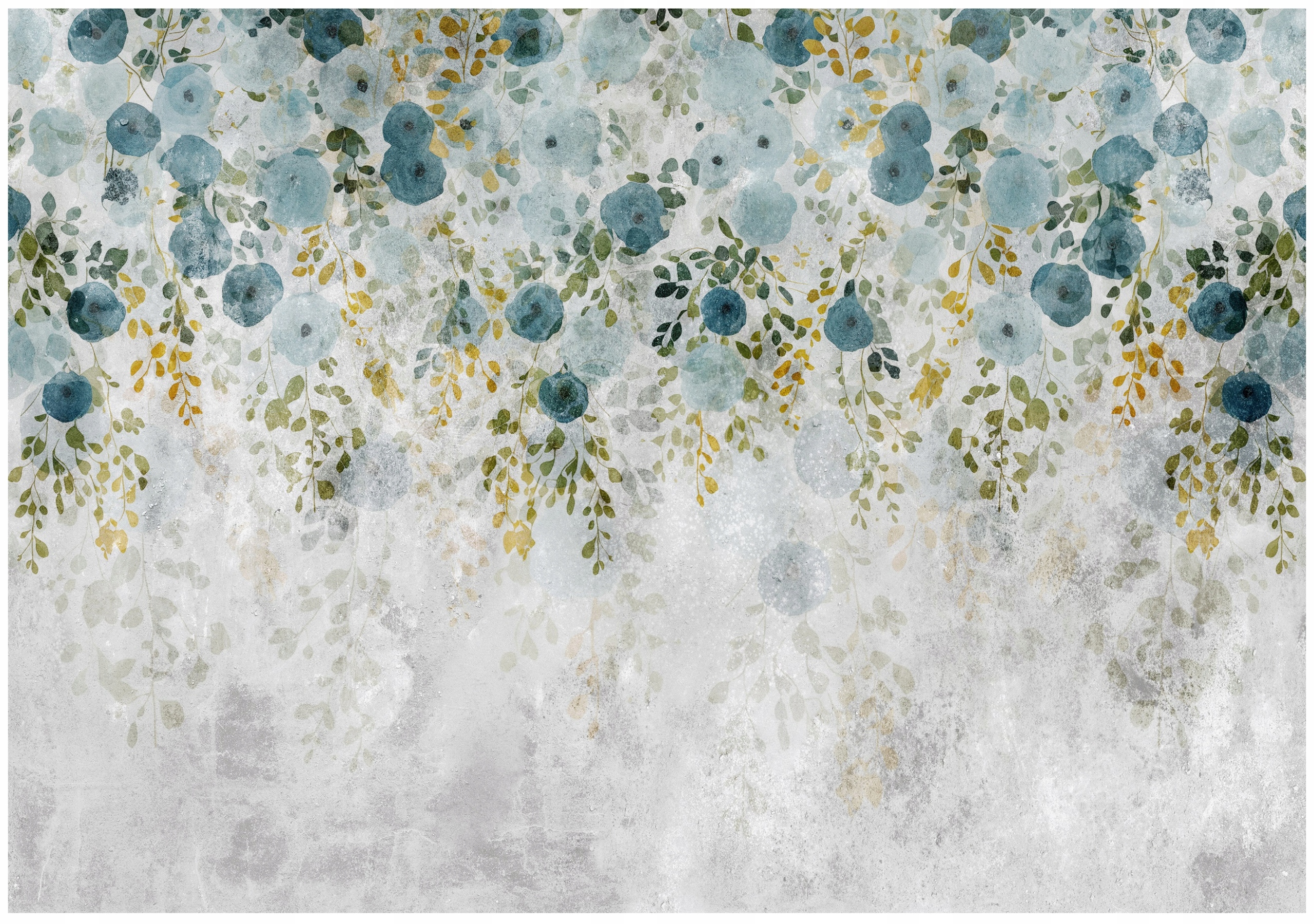 Fototapeta Listy Na Betóne Natura Mur Do Spálne Obývačky Tapeta 350x250